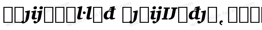 Theinhardt SemiExten字体转换